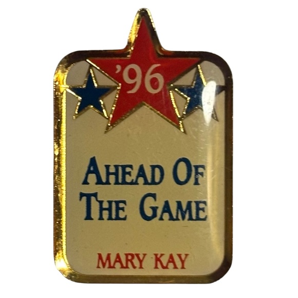 Vintage Mary Kay Reach for the Stars Pin 70’s & 96 scarf or tie pin EUC - Picture 2 of 11